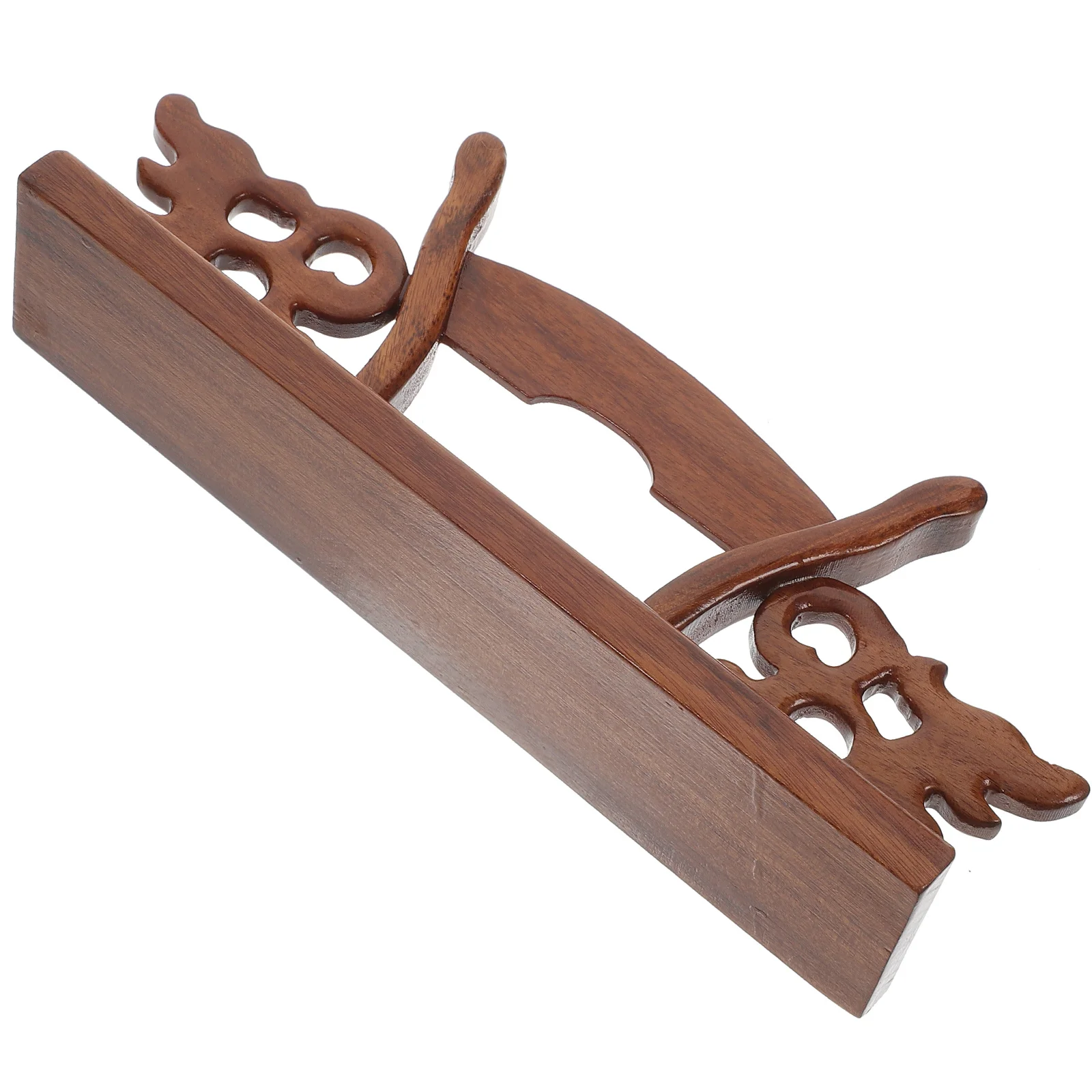 

Premium Wooden Folding Fan Display Holder Smooth Burr-Free Traditional Fan Stand for Home Office Gallery Exhibition Party Decor