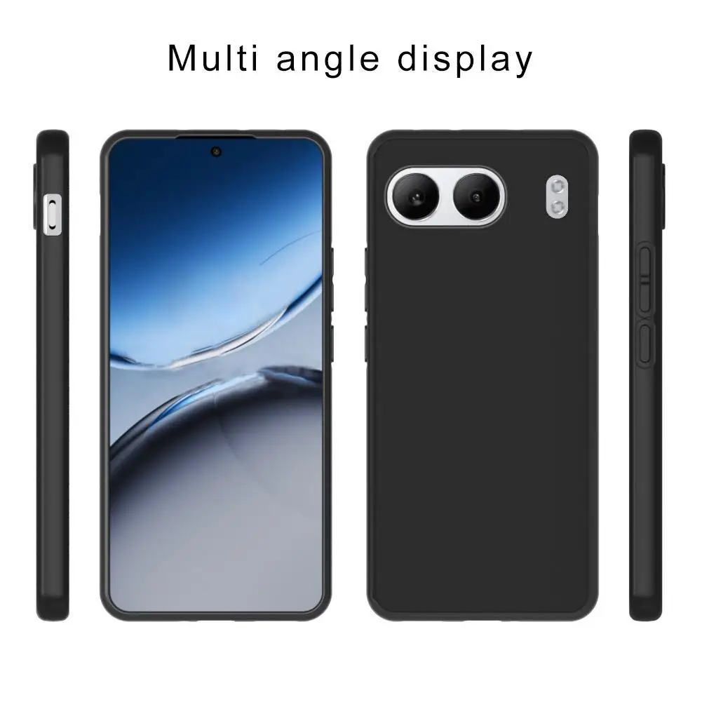 Funda de cuero mate completa para OnePlus Nord 4 5G, carcasa protectora de TPU con pulverizador de aceite, accesorios para teléfono