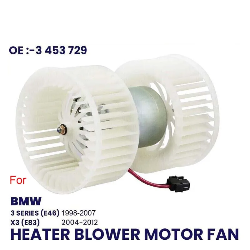 INTERIOR AIR CON HEATER FAN BLOWER MOTOR FOR BMW 3 SERIES E46 1998-2007 X3 E83