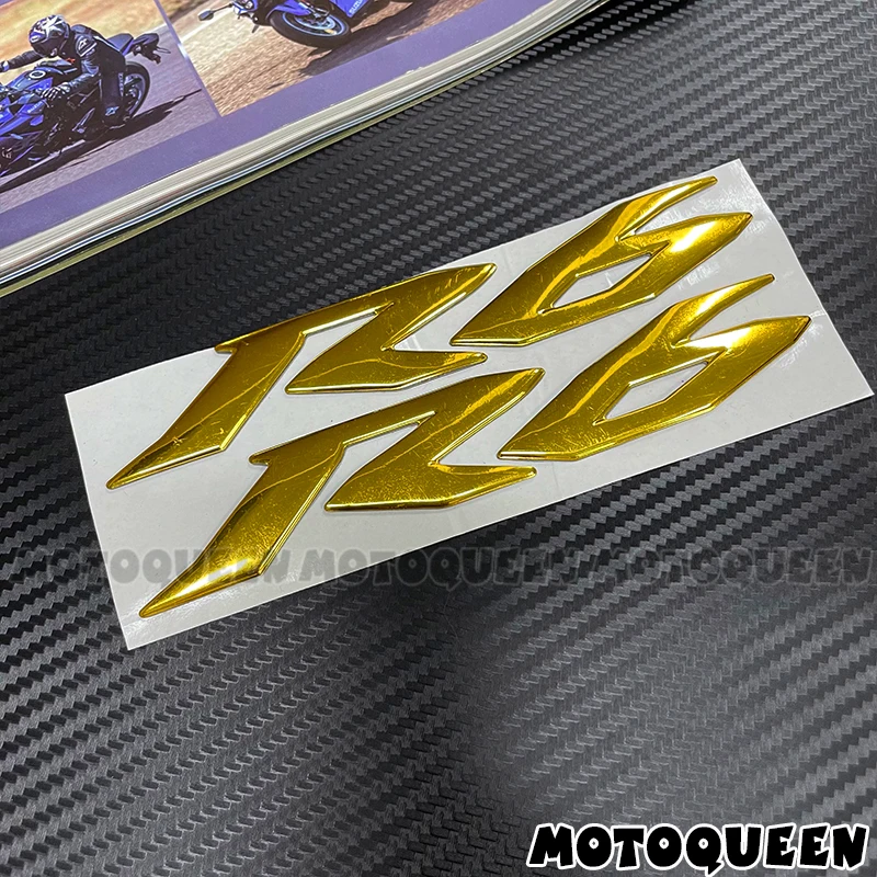 لياماها YZF R6 YZF-R6 YZF600 دراجة نارية الجسم شل هدية ثلاثية الأبعاد التسمية شعار شعار الجانب خزان الوسادة الديكور الشارات ملصقات