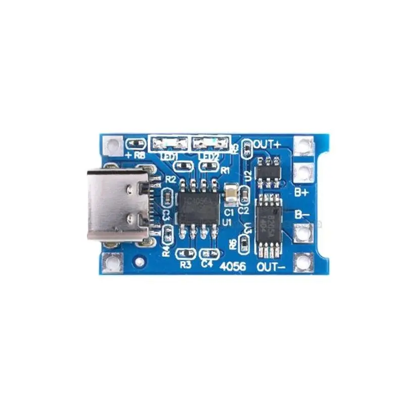 TP4056 1A Lithium Battery Board Module Type-C USB Interface Charging Protection 2-in-1