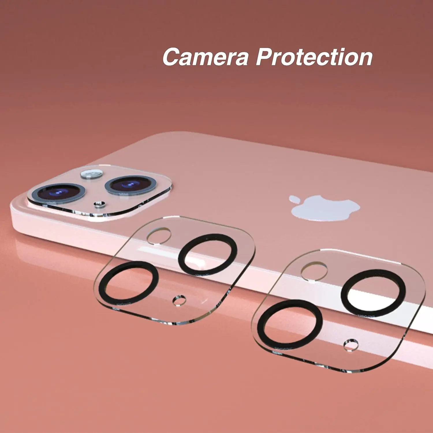 3PCS Camera Lens Protector Cover For iPhone 15 Pro Max 14 Plus 13 Mini 12 11 15Pro 14Pro 15Plus Protection Phone Protective Film image 3