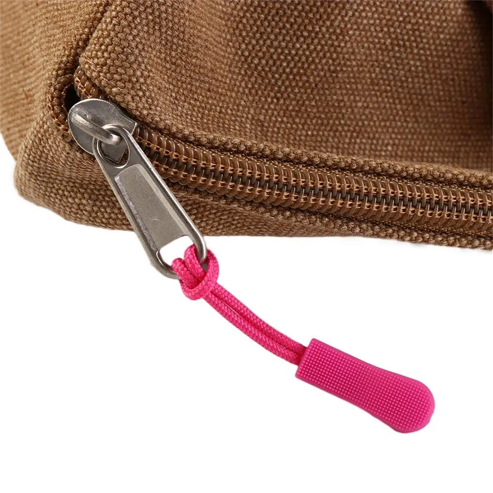 10Pcs Colorful Broken Buckle Backpack Suitcase Clothing Zip Fixer Zipper Pull Cord Zipper Puller Zipper Ropes Fixer Zip Cord