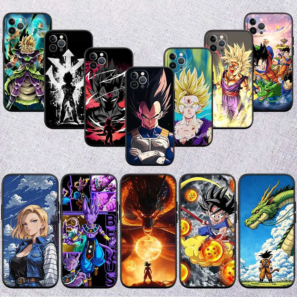 Capa de Telefone RE26 Dragon Ball Goku para OPPO A40 A60 A80 A15 A16 A16K A12 A17 A17K A54 A54S A53 A53S A55 A56 A57 A98 F23