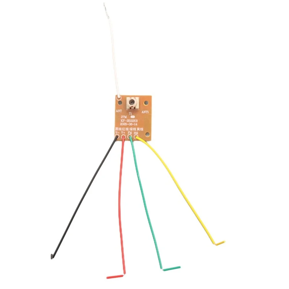 Two Channel 27MHz Remote Control Wireless Receiver Transmitter For DIY Toy Car Science Project For Educational Model Accessory