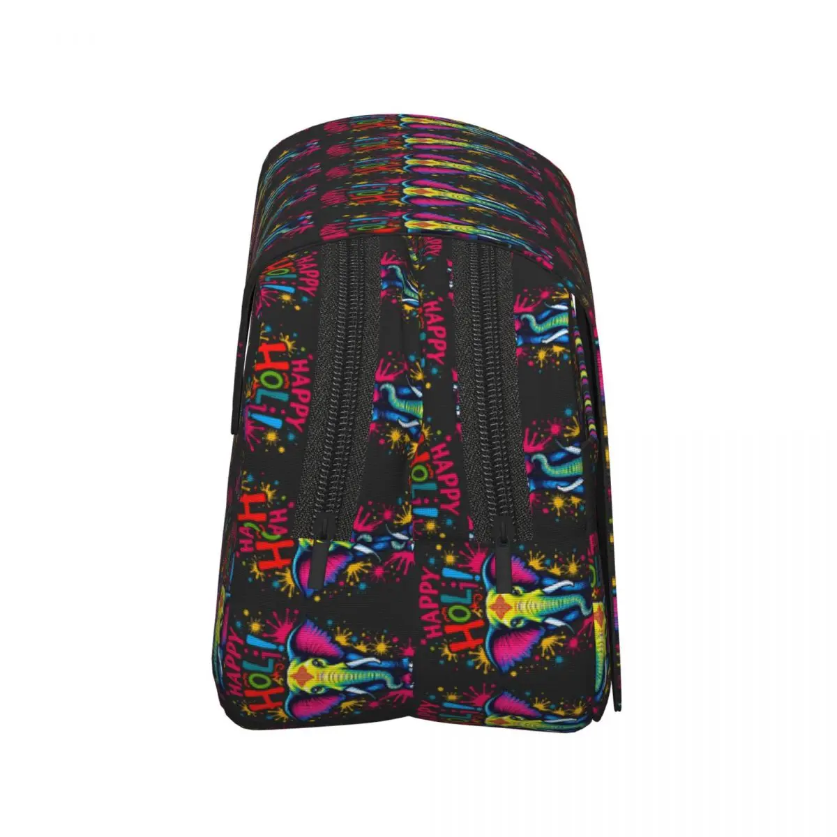 Happy Holi Festival India Color Elephant Pencil Case Pen Holder Hard Shell Leather Large Capacity Pen Box Pencil Bag Gifts