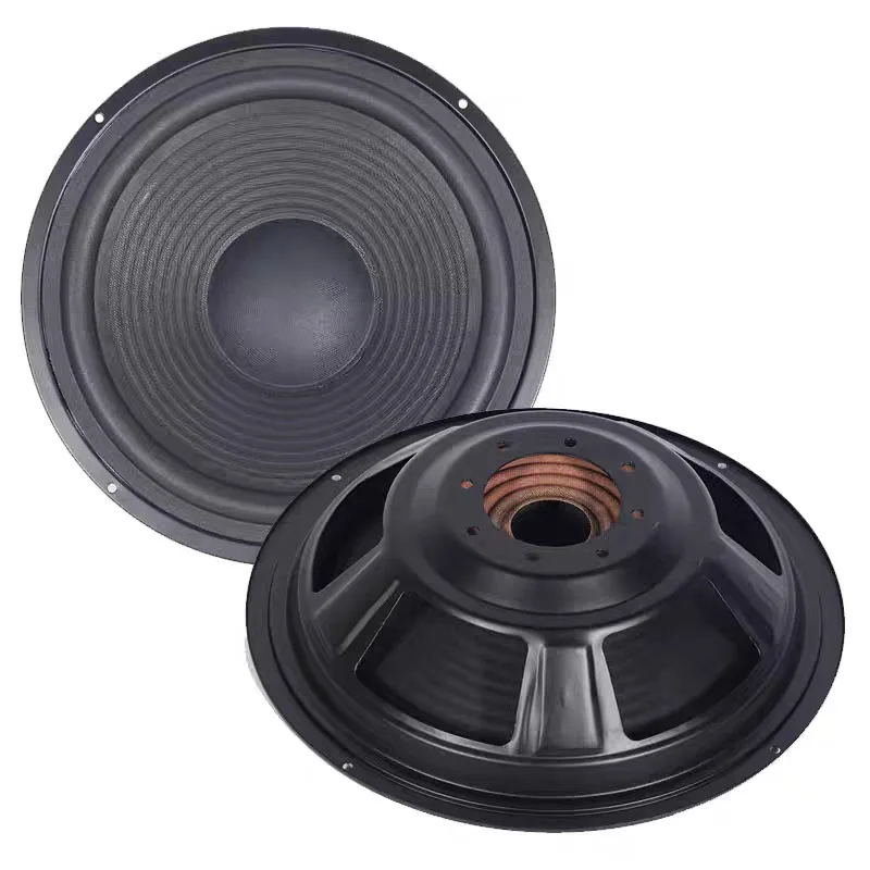 1pcs 8 10 12 15 inch Fake Speaker Bass Assist Passive Radiation Amplifier Inverting Iron Basin Holder Rubber Edge