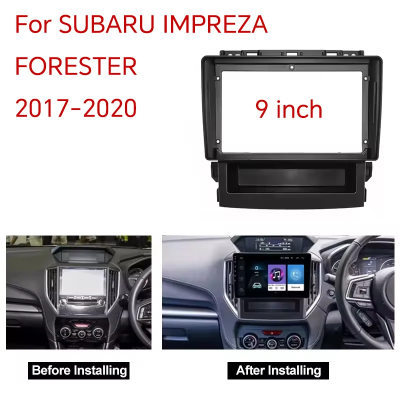

For SUBARU IMPREZA, FORESTER 2017-2020 Car radio Android stereo GPS MP5 player panel frame fascia