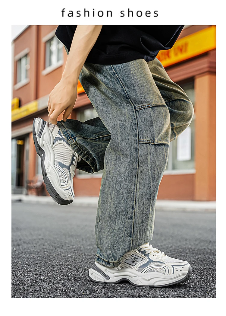 Herren-Freizeitsportschuhe, atmungsaktiv und bequem, geeignet für den täglichen Alltag, Sport und andere Aktivitäten. – Detail 10