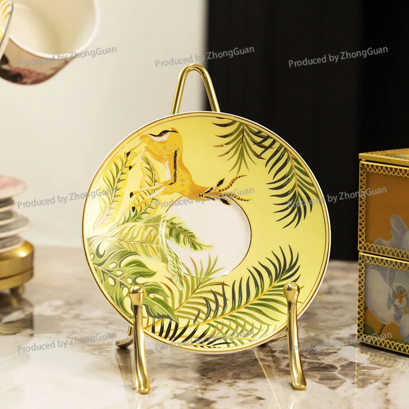 Brass Plate Holder, Decorative Display Stand, Ornament, Storage, Dinner Plate, Plate Viewing Rack, Retro Bracket.