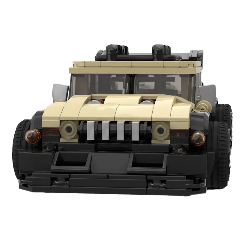 

568PCS MOC Building Blocks Set 2009 AM General Humvee Custom 6x6 Car Model Military Truck Adults Bricks Christmas Gifts