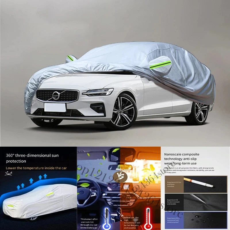 

For Volvo-V60-Auto Anti snow Anti dust Anti-uv Anti peeling paint And Anti Rainwater 210t Car cover protection