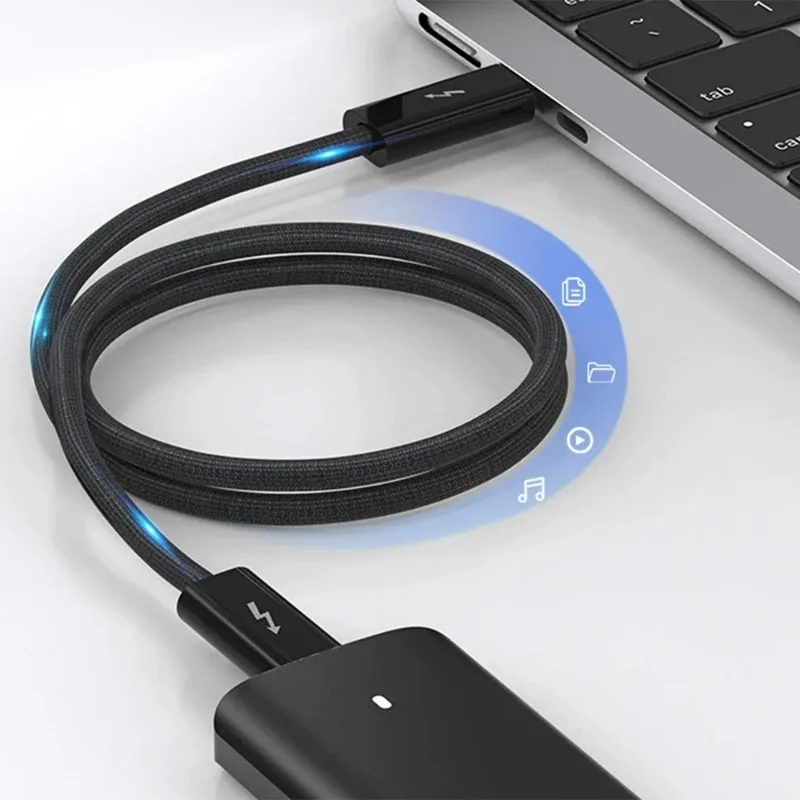 5A 240W Super Fast Charging USB C To C Cables Support 40Gbps High-speed Data Transfer Dual Type-C Wire Cord for IPhone Laptop