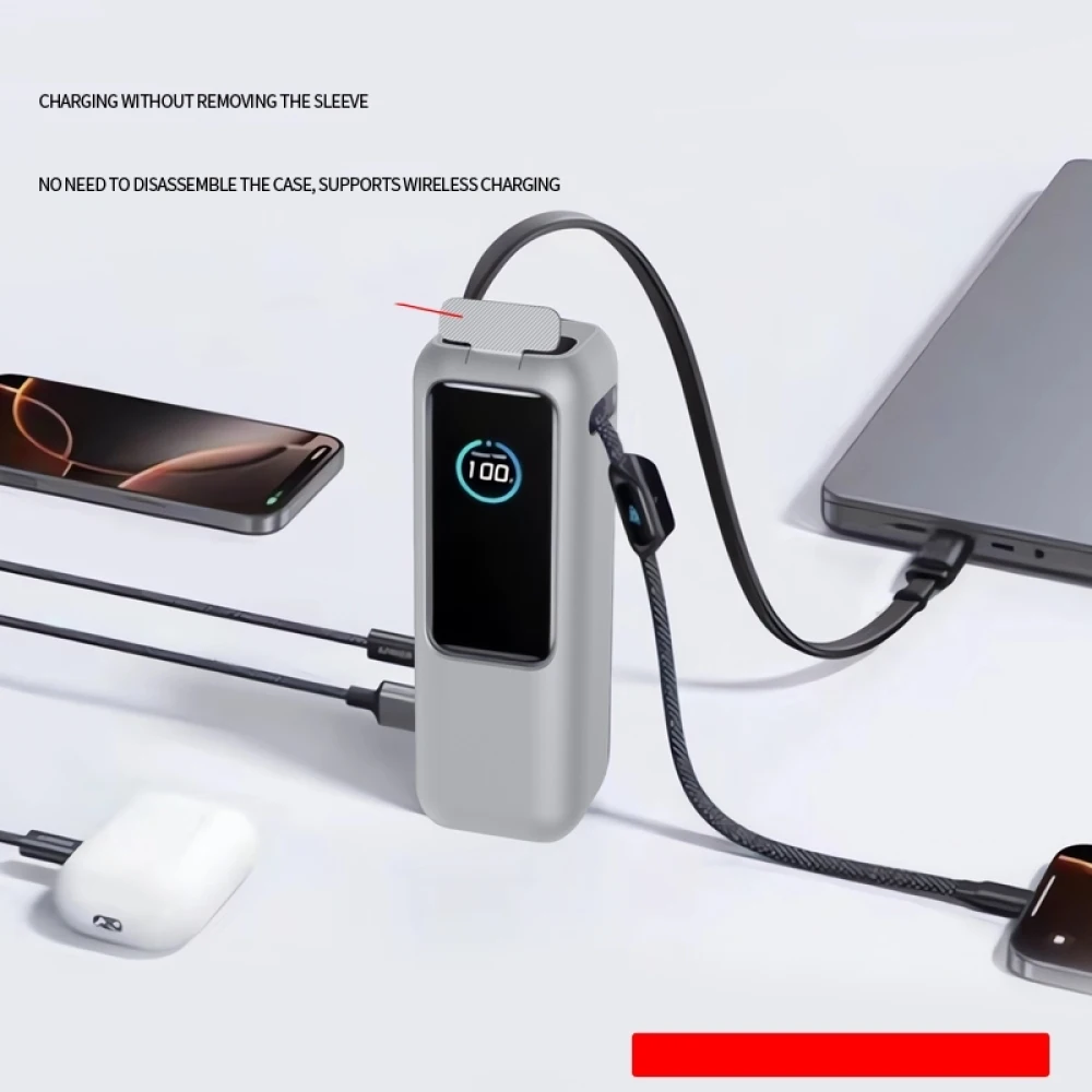 

​Power Supply Protective Case for Anker Zolo 165W Dirt and Dust Resistant Silicone Cover Black Gray Transparent White