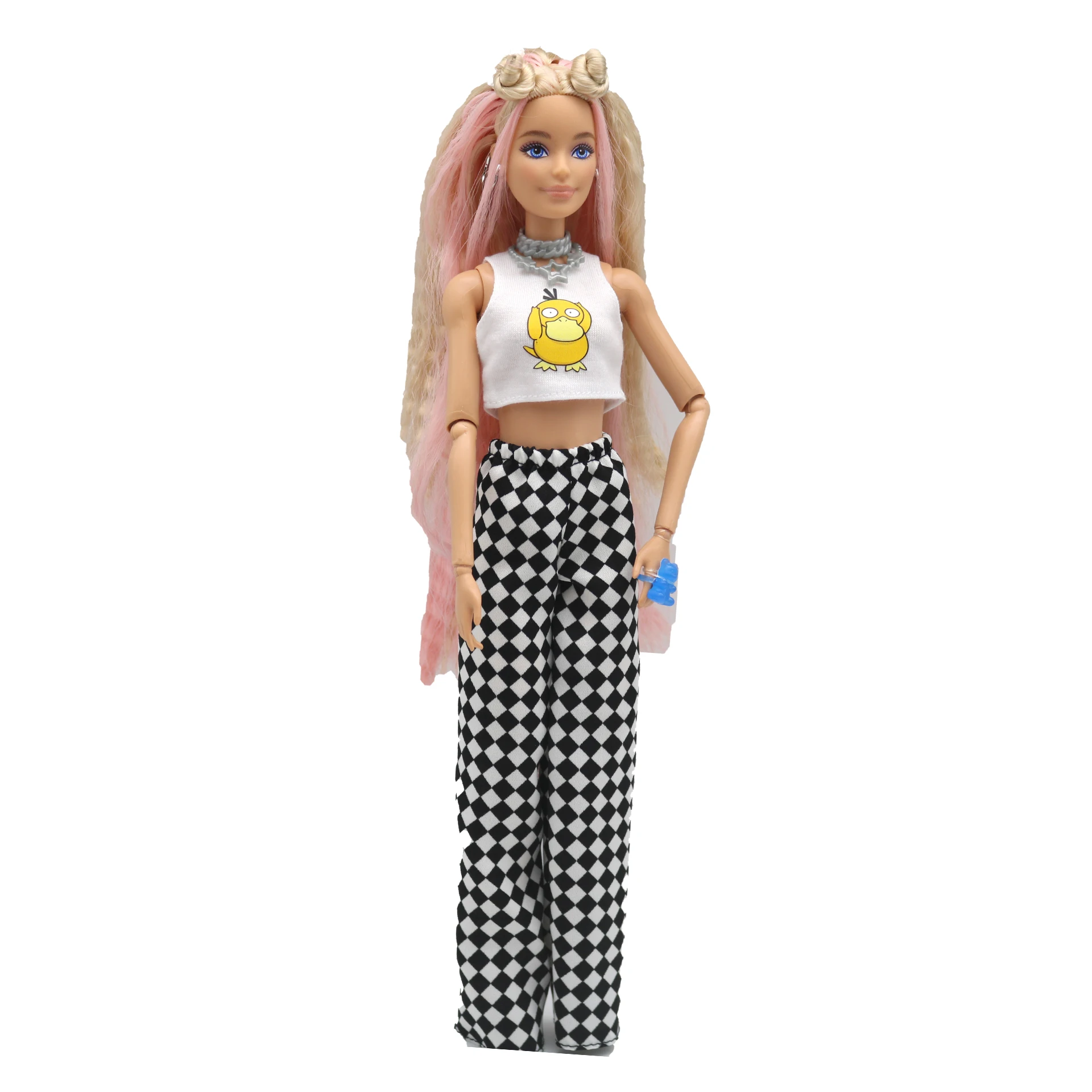 Conjunto de falda corta de transferencia de calor para muñeca, 30cm, 1/6