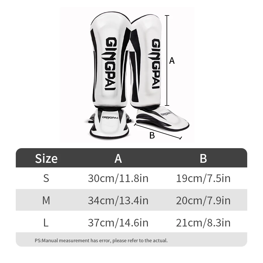 Kickboxen Boxen Schienbeinschutz Pads Muay Thai Kampfsport Sanda Wushu Beinschutz Taekwondo Knöchelschützer – Detail 3