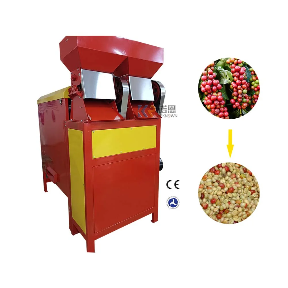 Full Automatic Industries Coffee Pulping and Huller Washing Machine Cocoa Skin Dehuller Peeling Machines