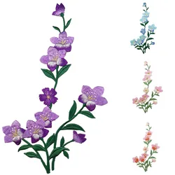 Flower Ironing Stickers Embroidered Patches Decals Clothing Accessories Skirts Decorative Fabric Patches
