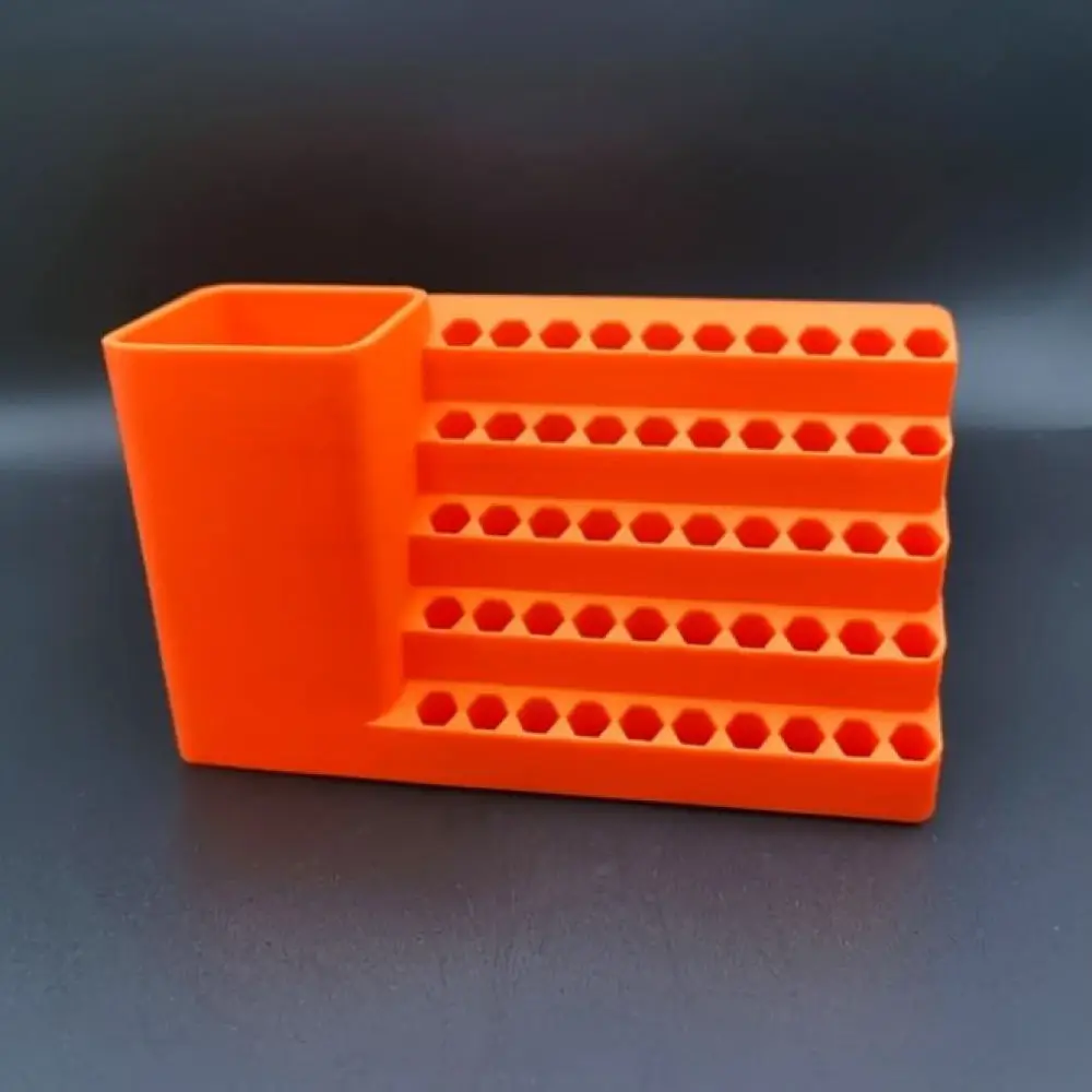 Professional Screwdriver Bit Organizer Rack For 1 4 Inch Hex Shank Bits Storage Stand Workbench Mount Hand Tool Accessories