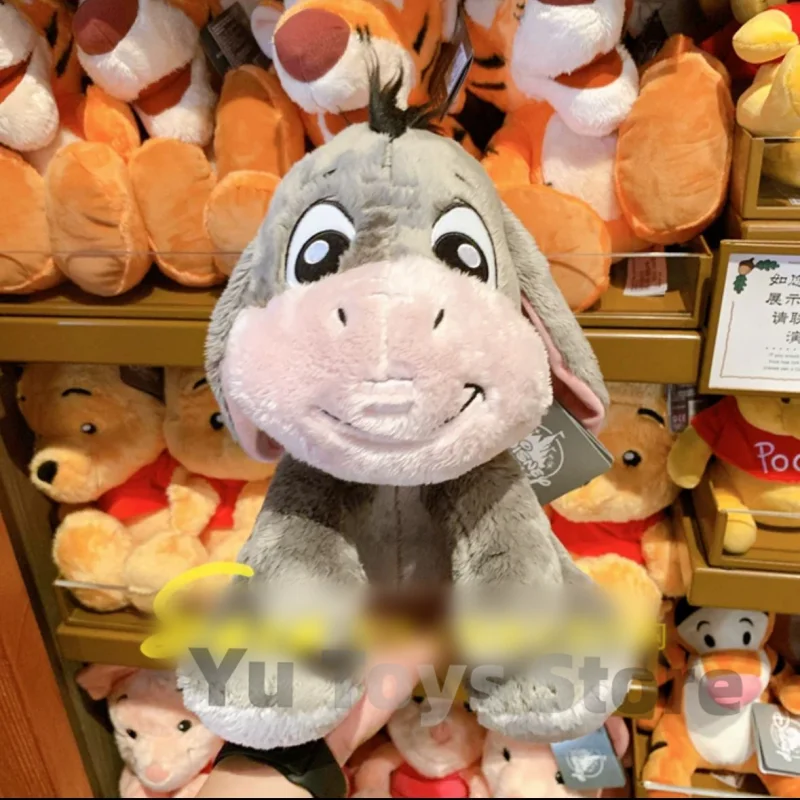 Nieuwe 28Cm Disney Pluche Speelgoed Eeyore Ezel Poppen Schattige Cartoon Grijze Zachte Knuffel Kussen Kamer Decoratie Schattig Kerstcadeau