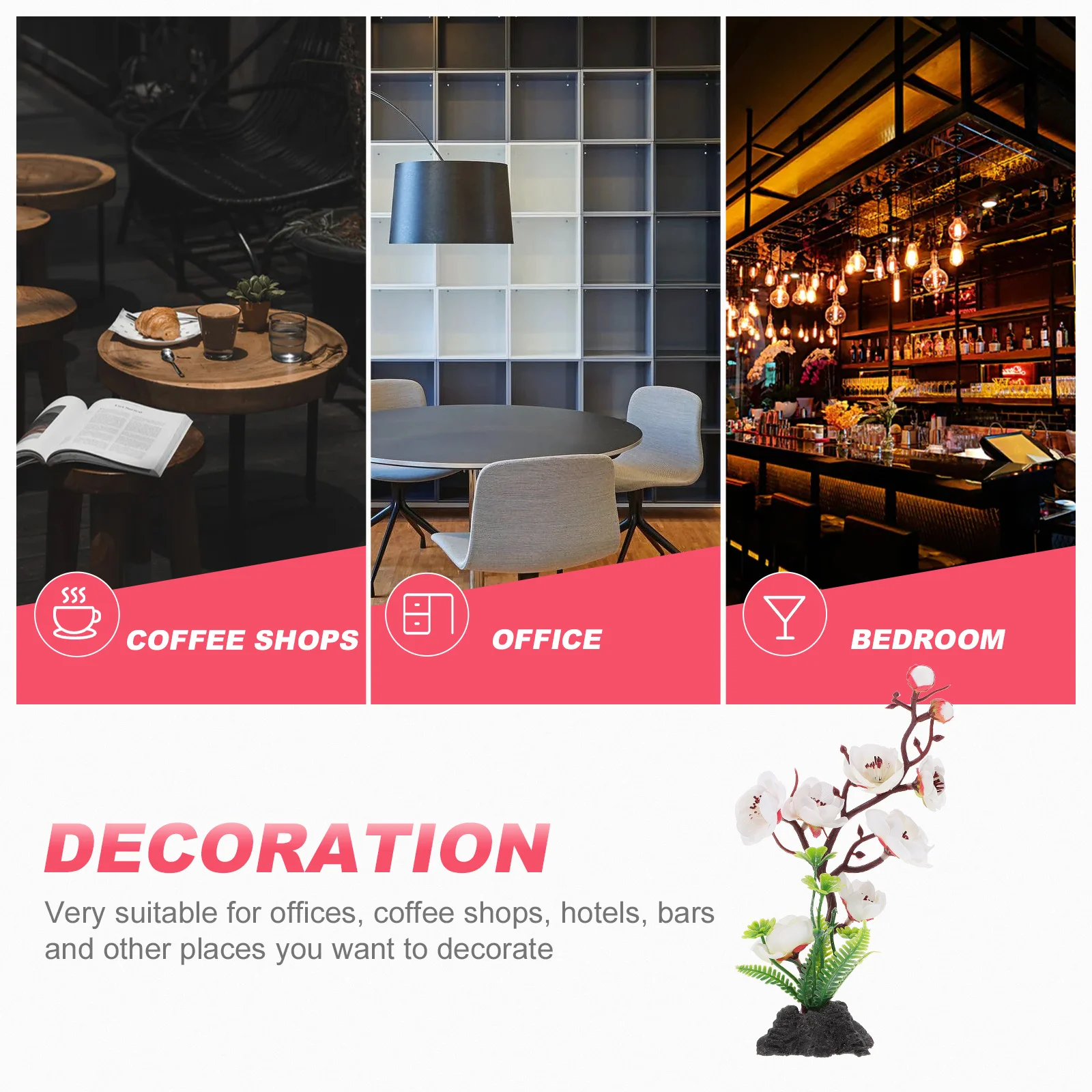 

Sushi Restaurant Flower Desktop Ornament Lifelike Green Plant Realistic Sashimi Serving Plate Decoration Dish Adornment