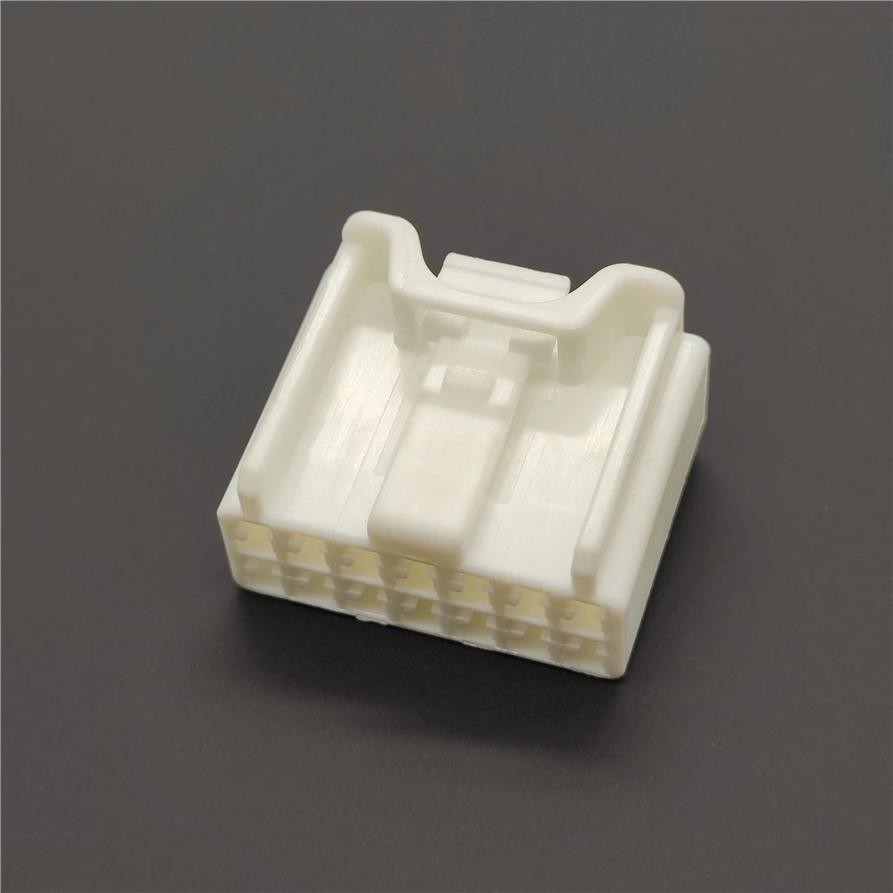 7187-8855 14 Pin Unsealed Automotive Connector Female 060 Series 1.5mm PBT Natural for Car Wiring
