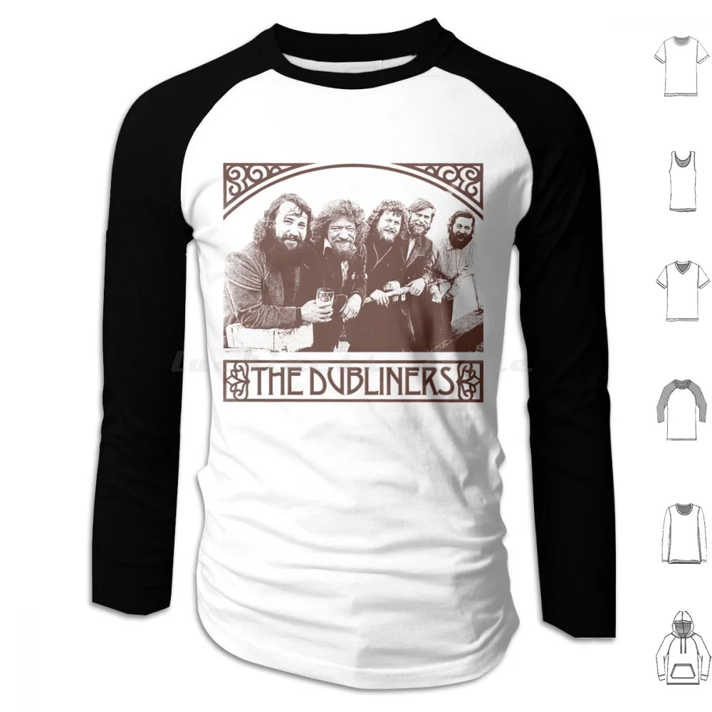 The Dubliners Hoodie cotton Long Sleeve The Dubliners Dublin Ireland Irish Folk Music Traditional Music Irish Music