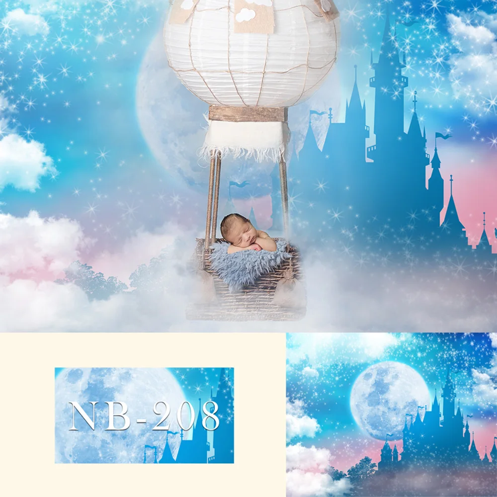 

Mocsicka Fantasy Castle Backdrops Baby Shower Photocall Background Props Customized Photography Backgrounds for Photo Studio