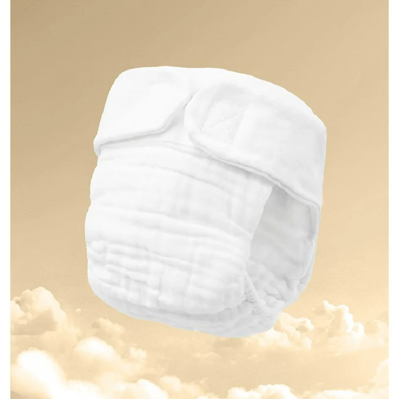 Waterproof and leak-proof on the sides Reusable Baby Cloth Diaper Pants 1pcs Cotton Gauze Breathable Nappy Cover Newborn