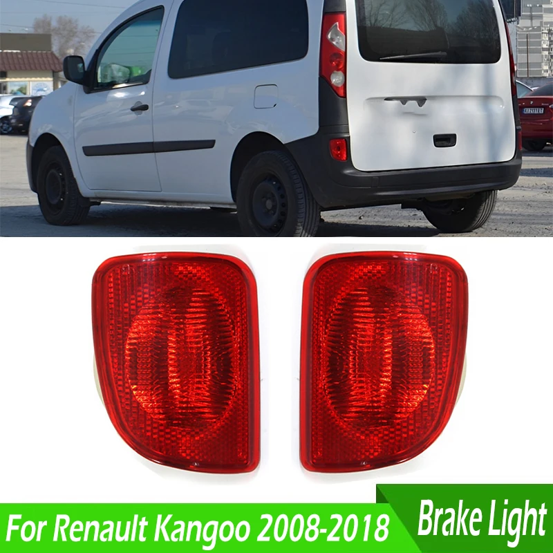 

For Renault Kangoo 2008-2018 Car Rear Bumper Light Reflector Warning Stop Brake Fog Lamp With No Bulbs 8200419906 8200419908