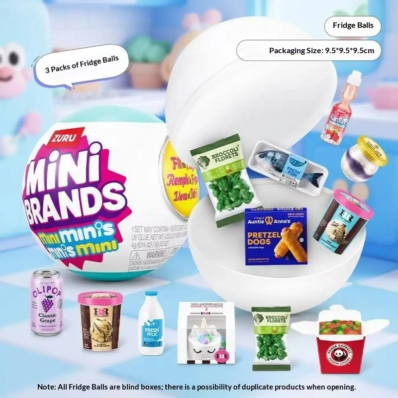 

Игровой набор Zuru Mini Brands: Серия «Домик» с различными игровыми режимами, моделями еды и сцен, игрушки-украшения, сюрприз-бокс, забавные подарки