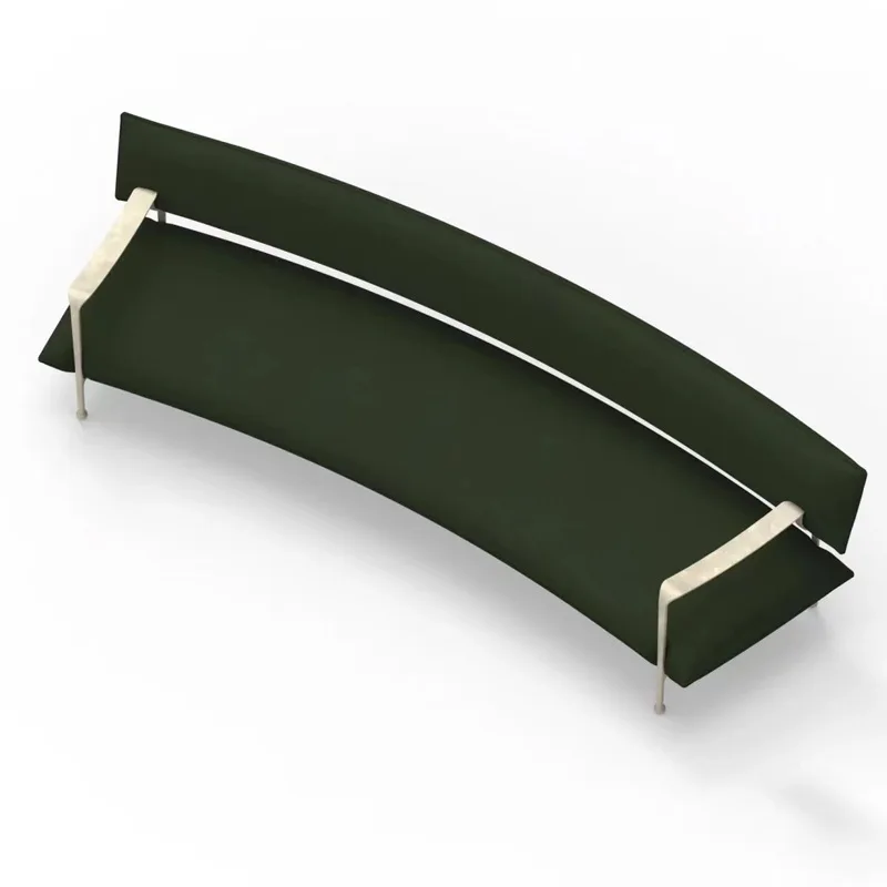 

Italian light luxury simple multi-person sofa minimalist modern designer new fabric villa large sofa