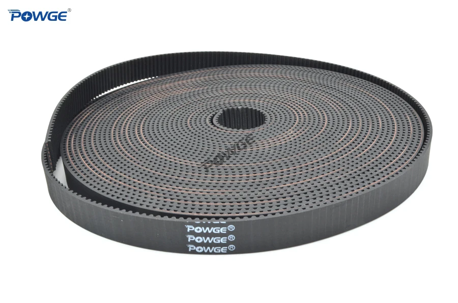 POWGE 10meters GT 3MGT 3GT Open Synchronous Timing belt 3GT 15 Width 15mm 3GT-15 Rubber 3KC GT3 pulley Small Backlash 3D printer