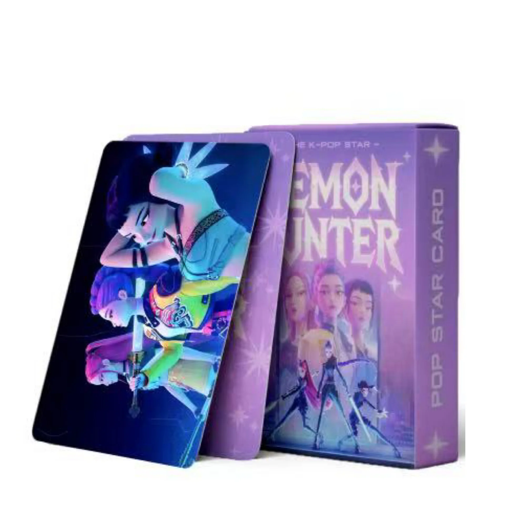 

55 pcs kpop demon hunter small card LOMO card collection around the cartoon witch hunt group small card anime gift