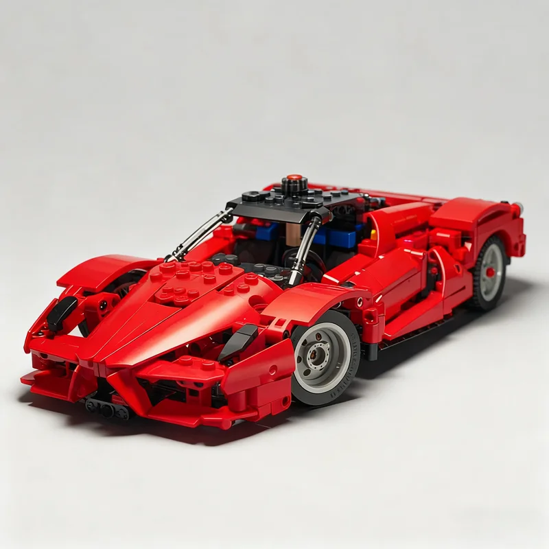 

767PCS MOC Technology F Errari Enzo Build Model DIY Creative Assembly Building Blocks Display Birthday Gift Decoration Home Set