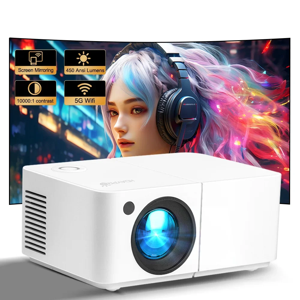 Home Cinema Hdmi - HD300 4K 풀HD 1080P 미니 휴대용