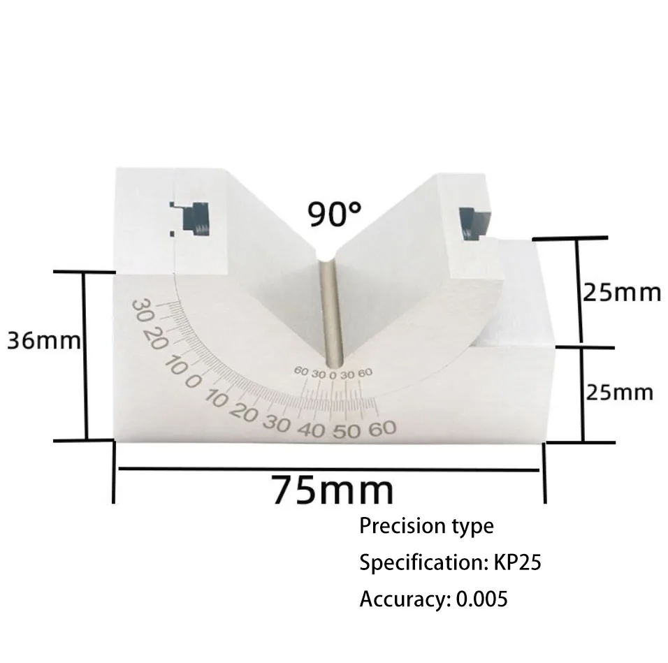 

Adjustable Angle Gauge Grinder Milling Machine High Precision Angle Ruler Angle Angle Tool Pad KP25 KP30 KP46