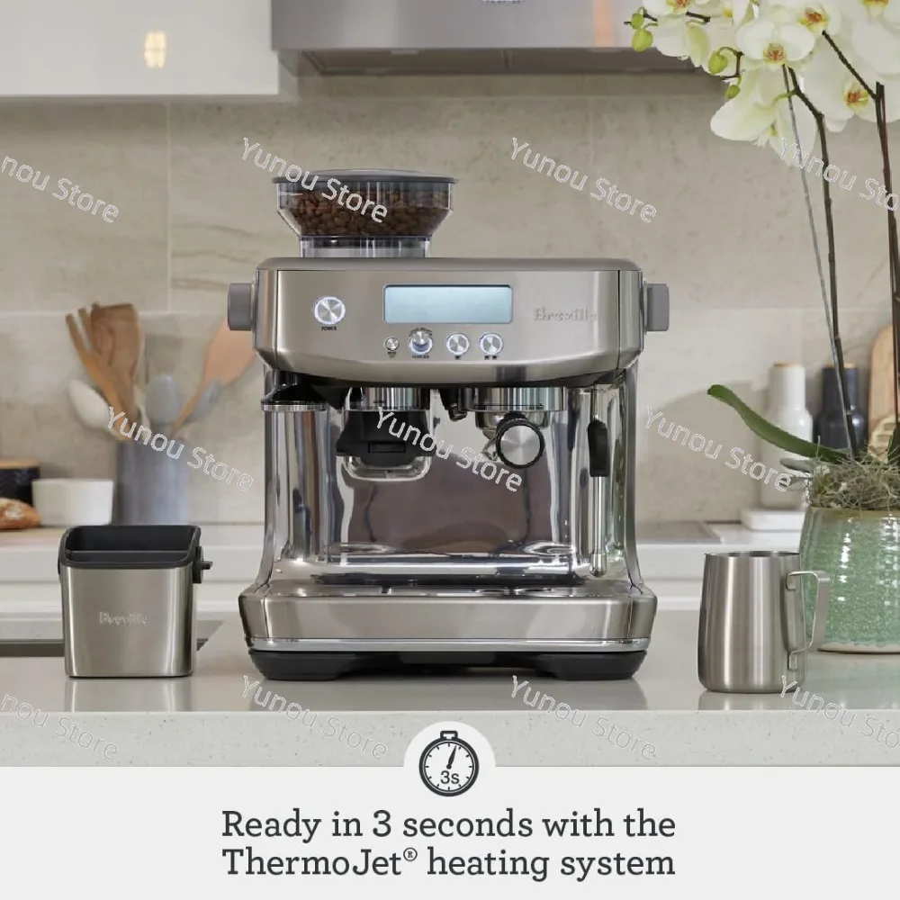 Breville The Barista Pro Espresso Machine, Medium, Brushed Stainless Steel