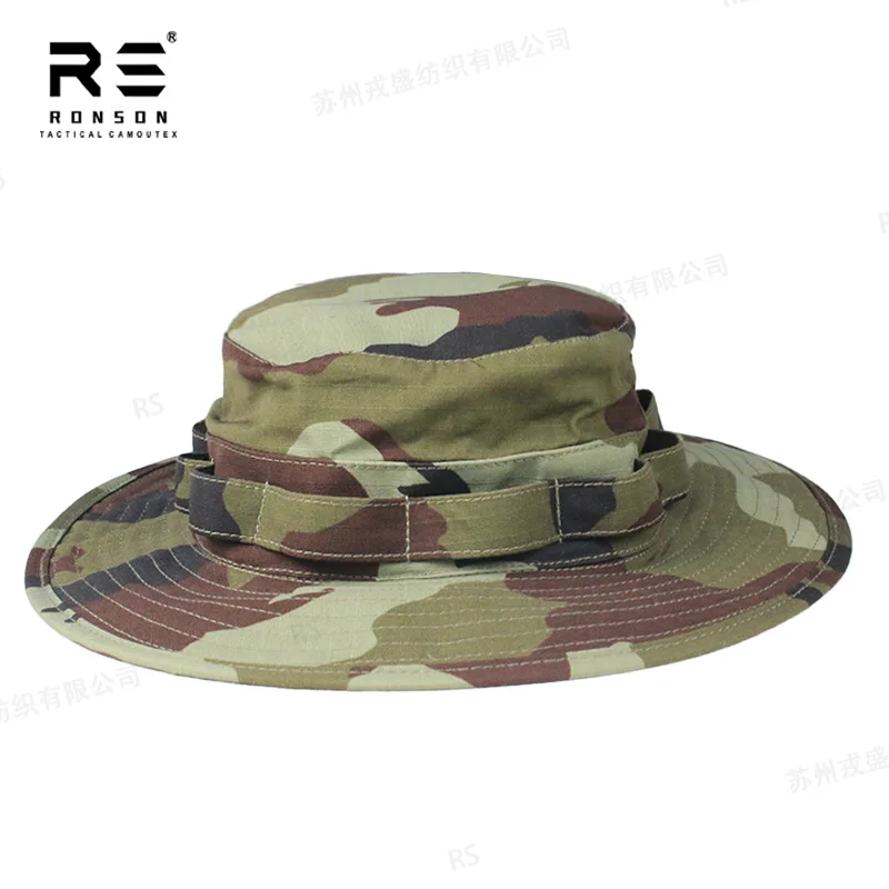 الأيرلندية DPM التمويه صيد السمك بوني قبعة T/C 65/35 مزق وقفة النايلون القطن Mil-spec النسيج مقاوم للماء NIR الاستخدام الدائم التكتيكي #4