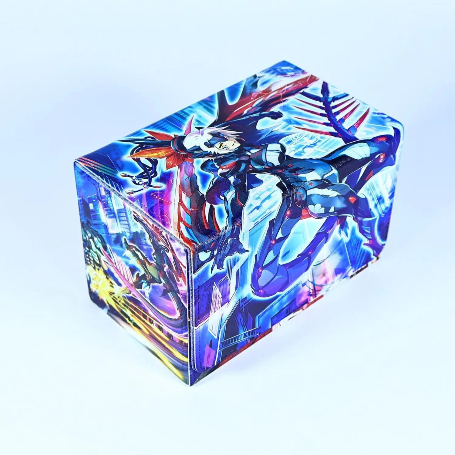 Diy Self Made Yu-Gi-Oh! Favorite Hero Card Storage Box Dinomorphia Raidraptor High-End Leather Card Storage Box Gift Toys