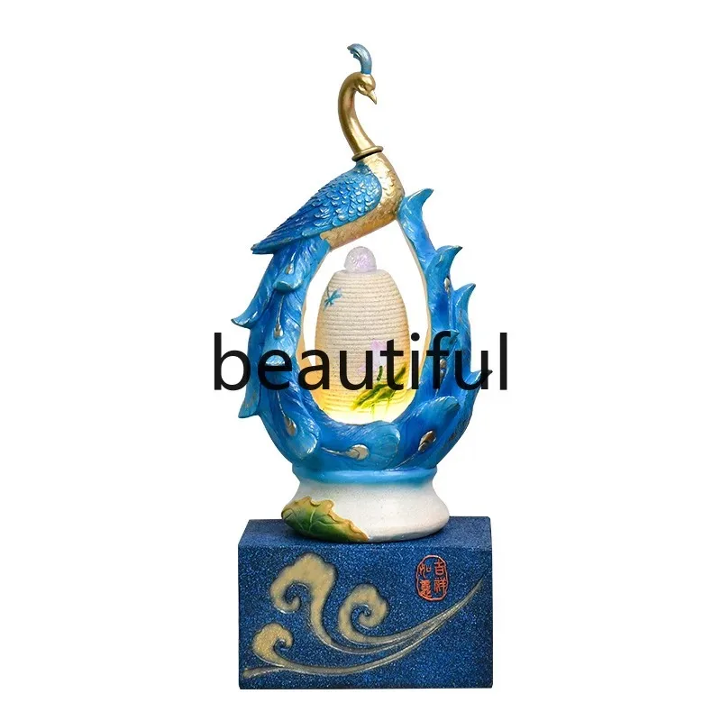 

a48 Floor-to-ceiling lucky living room entrance decoration water utensils make money housewarming new home creative rockery orna