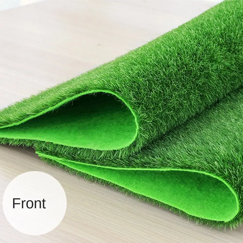 Durable Green Grass Mat Green Turf DIY Micro Landscape Artificial Lawns Carpets Fake Sod