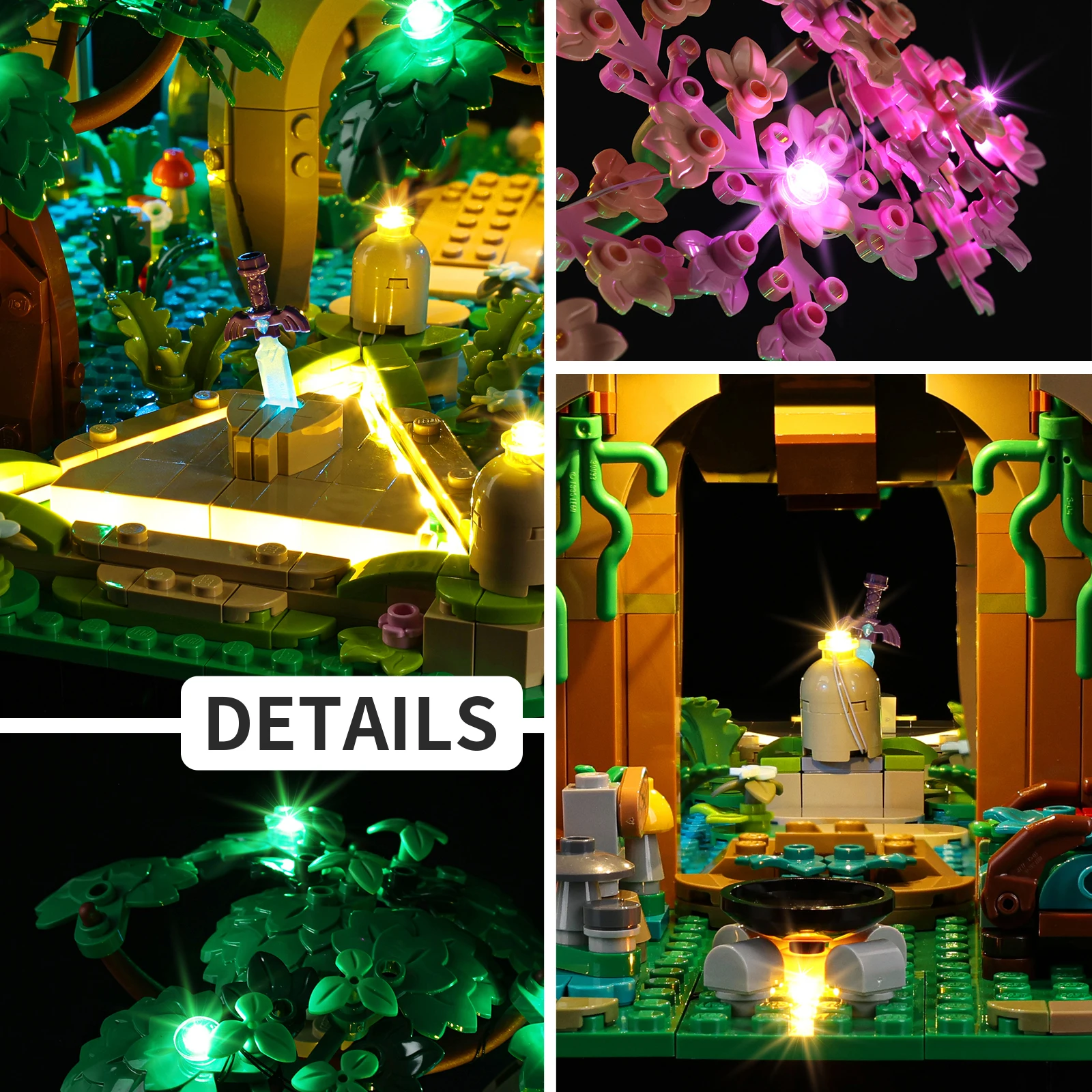 

Комплект светодиодных ламп для LEGO Great Deku Tree 2-in-1 77092