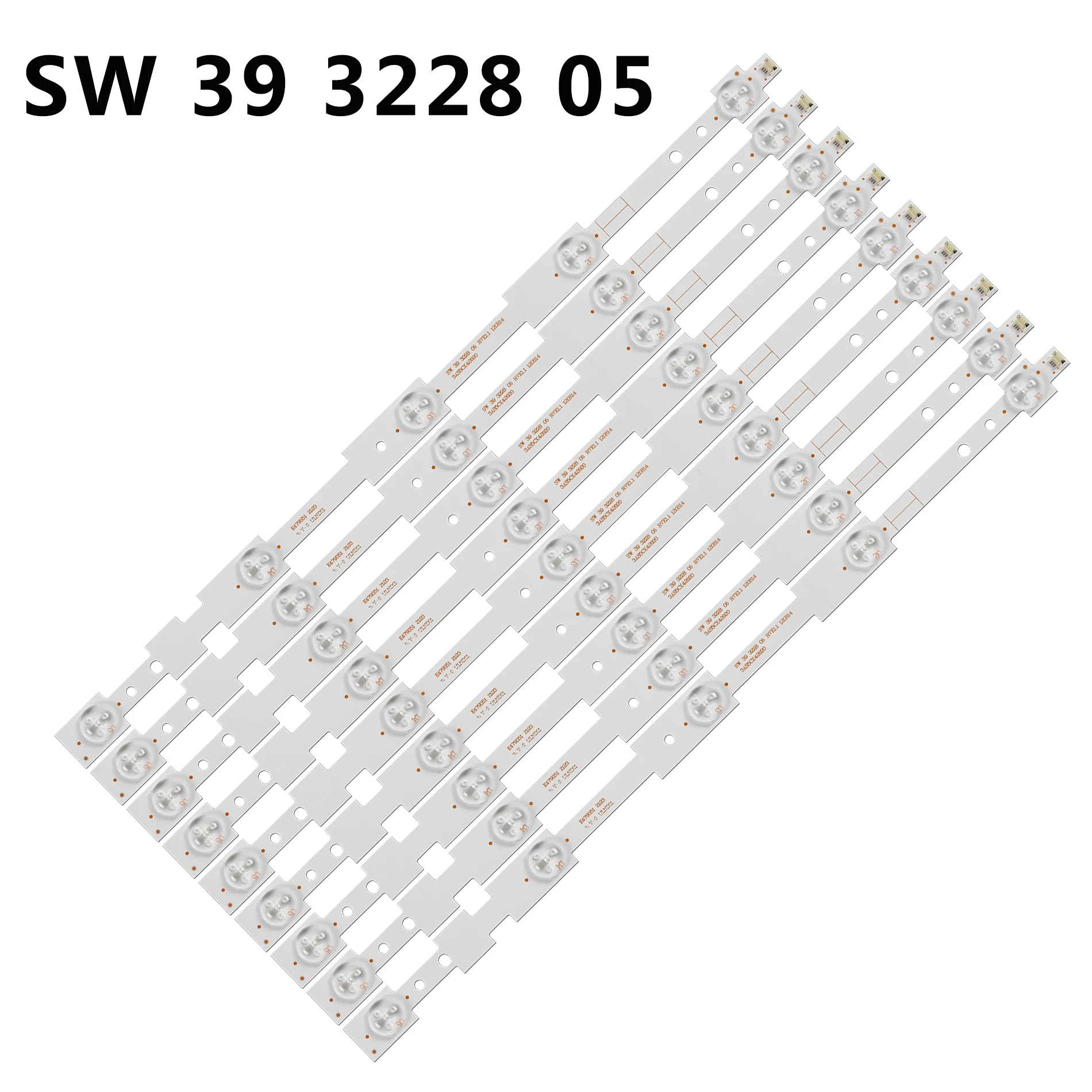 

9 шт./лот светодиодная лента для подсветки для Sw 39 3228 05 REV1.1 120814 SW 39 3228 05 REV1.0 120710 CHA 39 3228 05 REV1.2