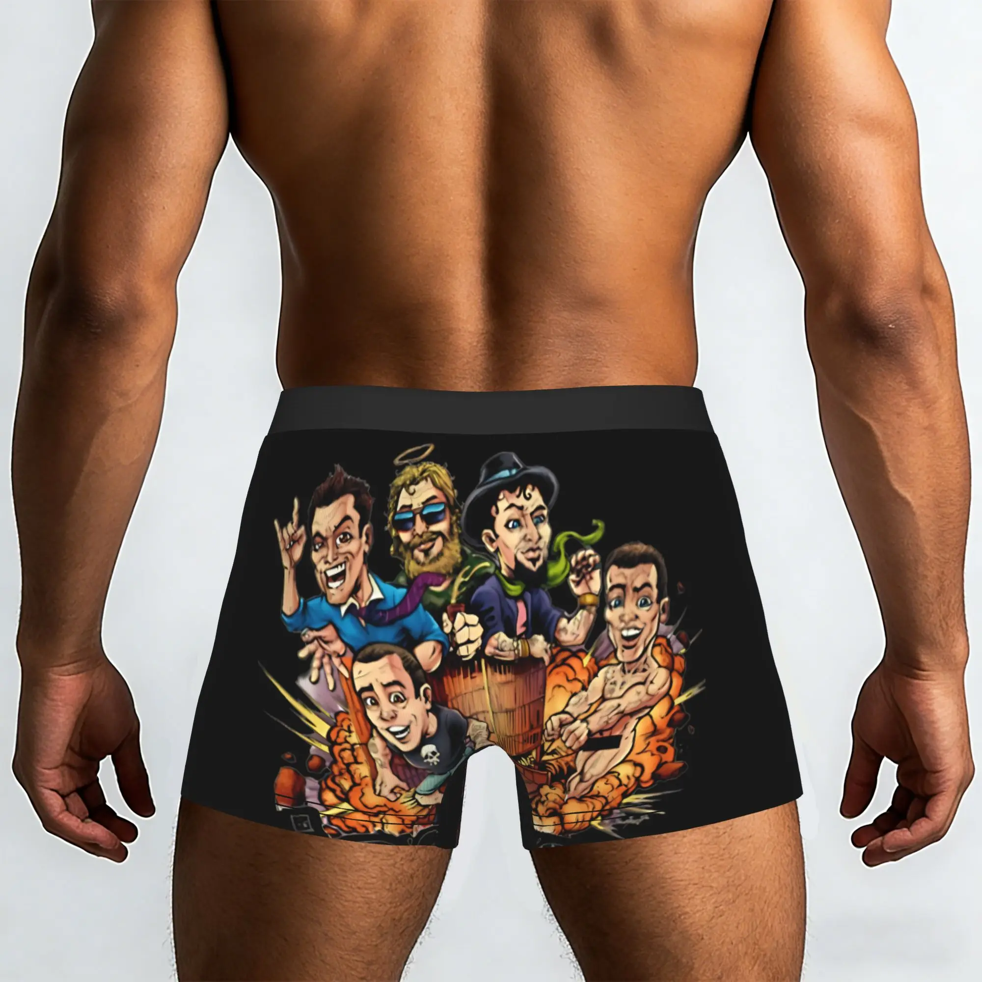 forever johnny knoxville Essential  jackass Underpants Breathbale Panties Male Underwear Ventilate Shorts Boxer Briefs
