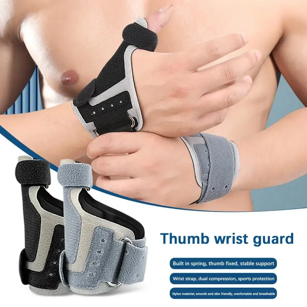 Thumb Wrist Guard Compression Thumb Fixed Wrist Guard Hand Sprain Tendinitis Wristband Wrist Support Sports  Gym Training Wraps