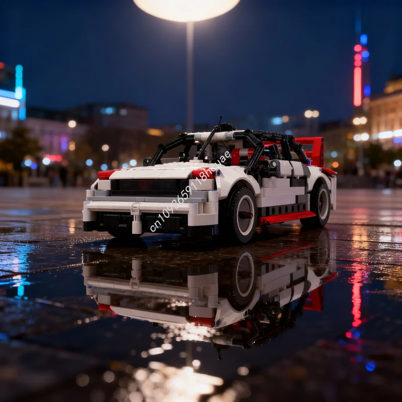 

890 деталей MOC Technical Audiee Quattro IMSA GTO, конструктор, развивающая игрушка, подарок на Рождество и день рождения