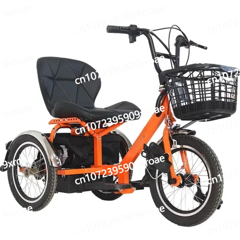 

24V 250W Mini Lightweight Mobility Scooters Disabled with Front Rear Cargo Basket Three Wheel Electric Bicycle For Senior