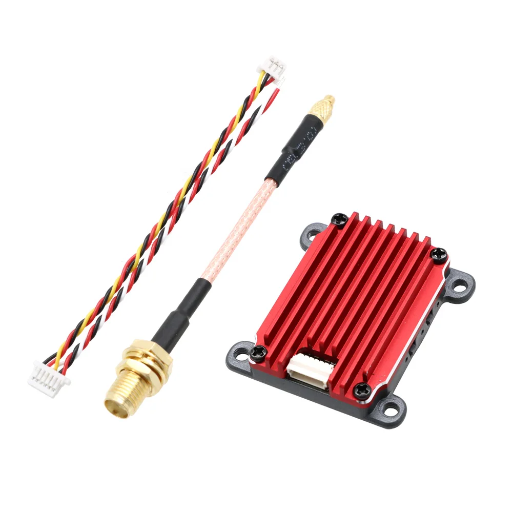 LST 4.9G1.6W VTX 8CH Video VTX FPV  Transmitter  with Audio for Long Range Racer Drone 1600mW Video FPV Receiver Module