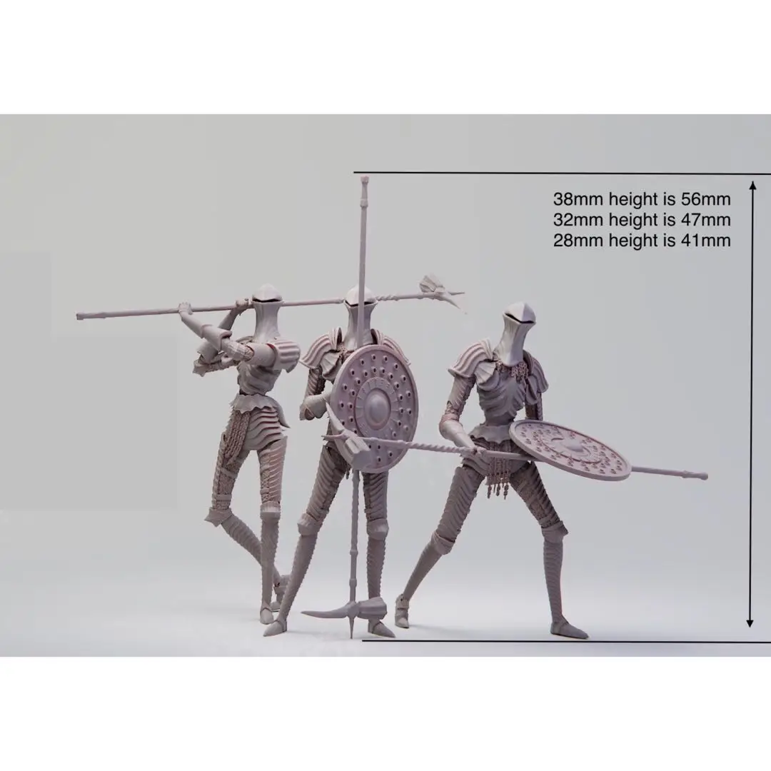 (28mm,32mm ,38mm) 3D printing ， miniature model resin figure , Unassembled and unpainted kit